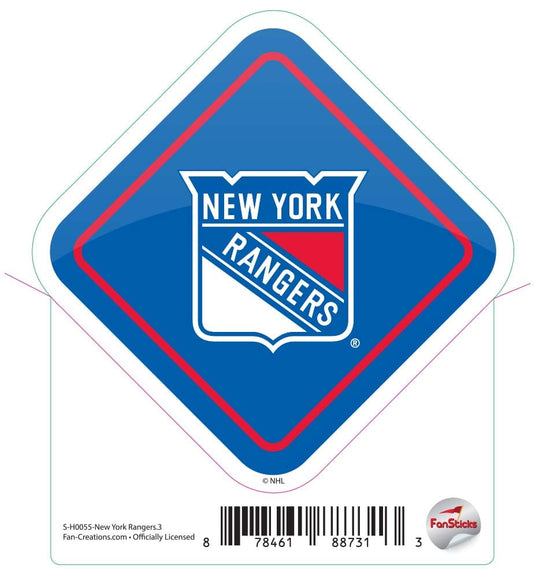 Fan Creations Decal New York Rangers - NHL 3 inch Decal
