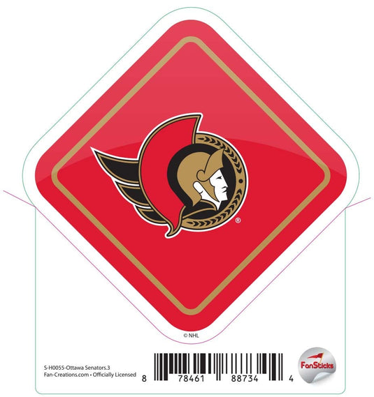 Fan Creations Decal Ottawa Senators - NHL 3 inch Decal