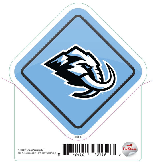 Fan Creations Decal Utah Mammoth - NHL 3 inch Decal
