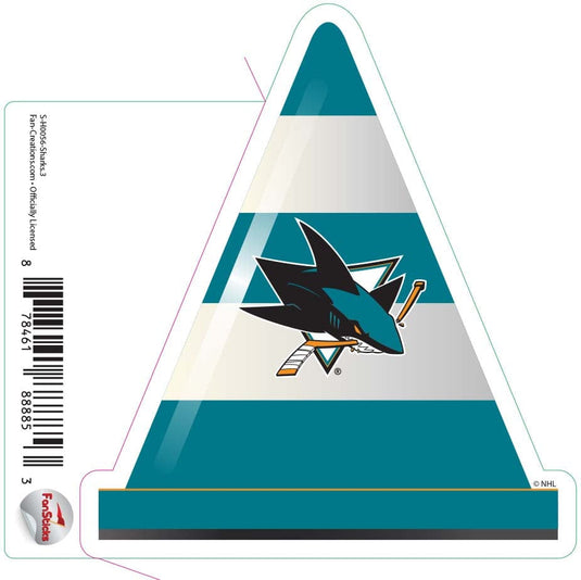 Fan Creations Decal Sharks - NHL 3 inch Decal