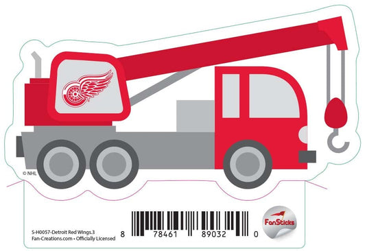 Fan Creations Decal Red Wings - NHL 3 inch Decal
