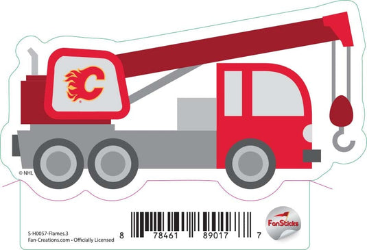 Fan Creations Decal Flames - NHL 3 inch Decal