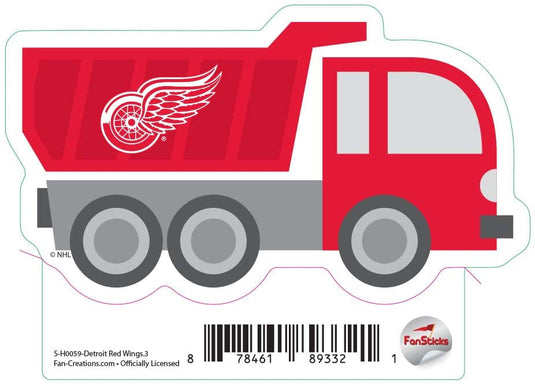Fan Creations Decal Red Wings - NHL 3 inch Decal