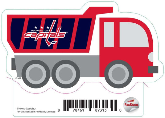 Fan Creations Decal Capitals - NHL 3 inch Decal