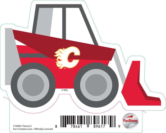 Fan Creations Decal Flames - NHL 3 inch Decal