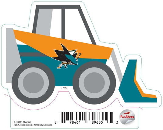 Fan Creations Decal Sharks - NHL 3 inch Decal
