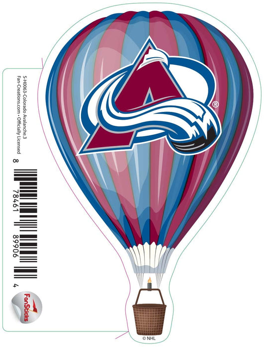 Fan Creations Decal Colorado Avalanche - NHL 3 inch Decal
