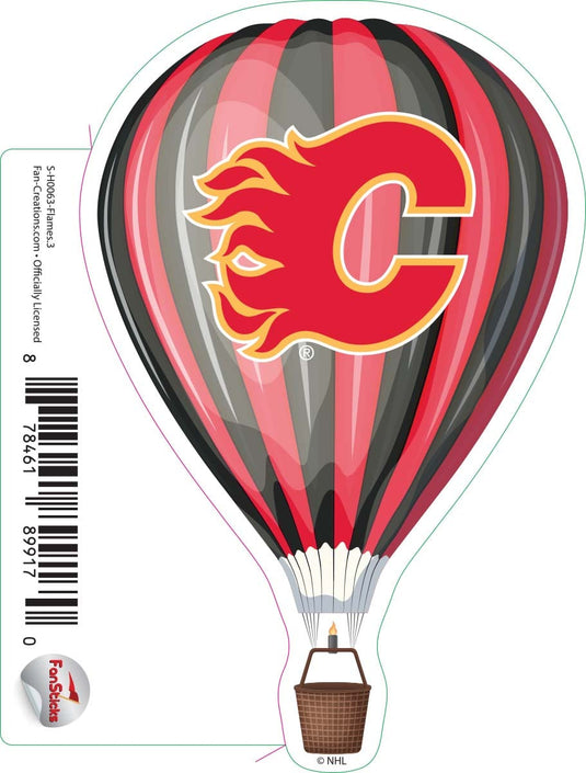 Fan Creations Decal Flames - NHL 3 inch Decal
