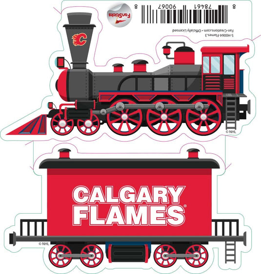 Fan Creations Decal Flames - NHL 3 inch Decal