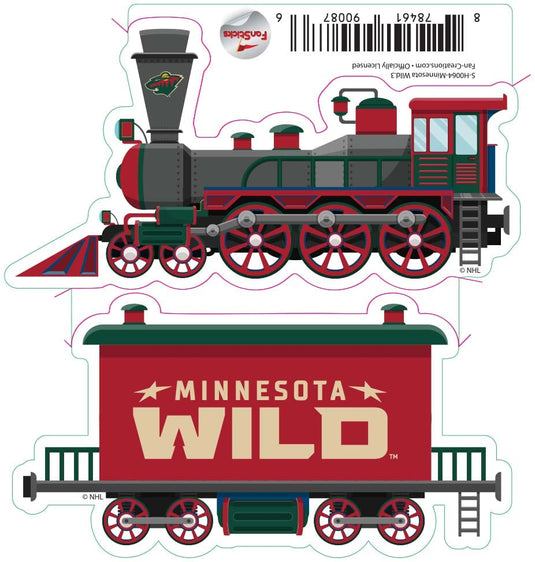 Fan Creations Decal Minnesota Wild - NHL 3 inch Decal