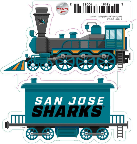 Fan Creations Decal San Jose Sharks - NHL 3 inch Decal