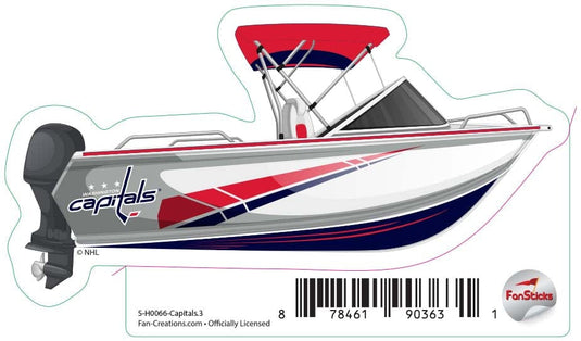 Fan Creations Decal Capitals - NHL 3 inch Decal