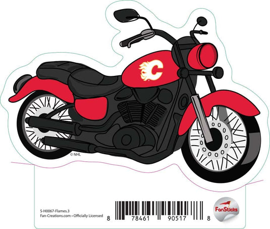 Fan Creations Decal Flames - NHL 3 inch Decal