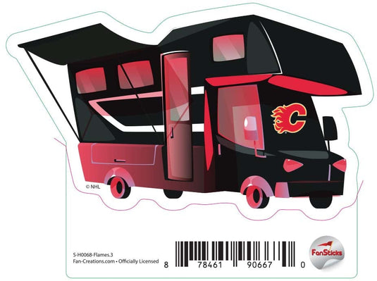 Fan Creations Decal Flames - NHL 3 inch Decal