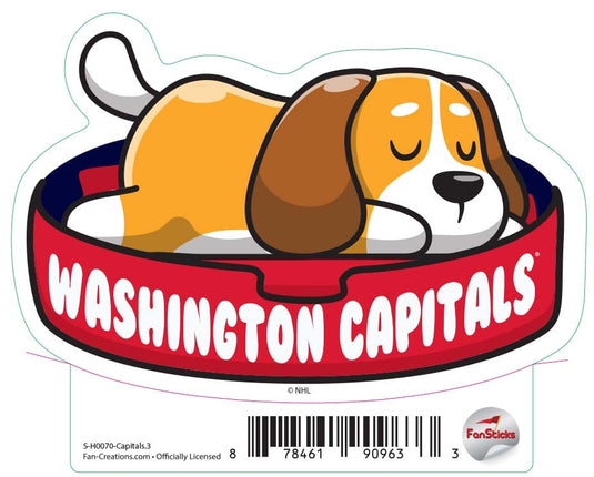 Fan Creations Decal Capitals - NHL 3 inch Decal