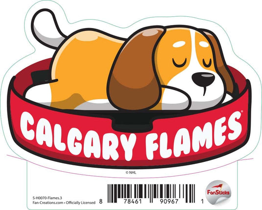 Fan Creations Decal Flames - NHL 3 inch Decal