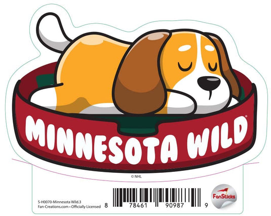 Fan Creations Decal Minnesota Wild - NHL 3 inch Decal