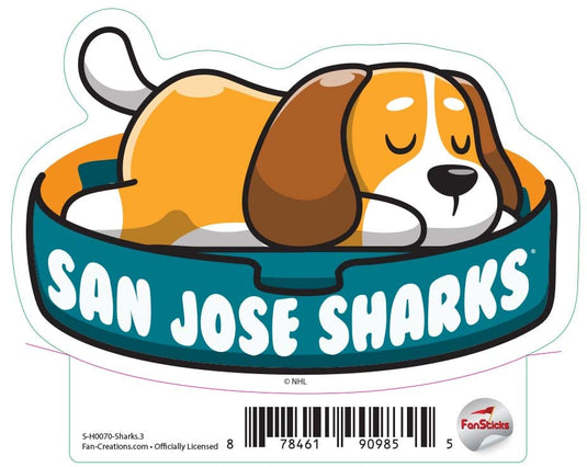 Fan Creations Decal Sharks - NHL 3 inch Decal