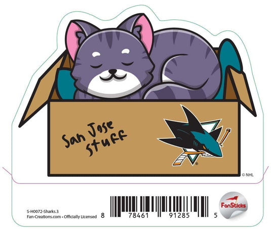 Fan Creations Decal Sharks - NHL 3 inch Decal
