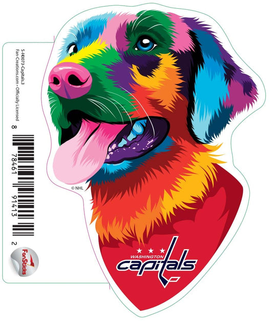 Fan Creations Decal Capitals - NHL 3 inch Decal