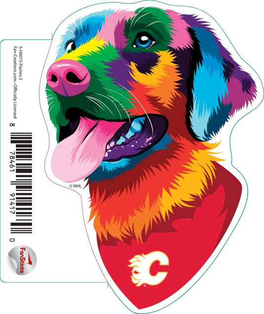Fan Creations Decal Flames - NHL 3 inch Decal