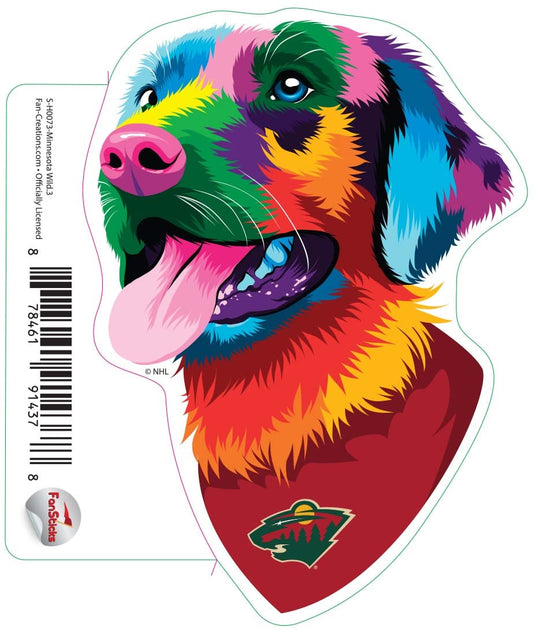 Fan Creations Decal Minnesota Wild - NHL 3 inch Decal