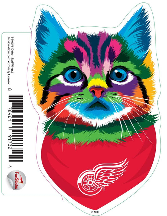 Fan Creations Decal Red Wings - NHL 3 inch Decal
