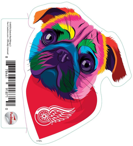 Fan Creations Decal Red Wings - NHL 3 inch Decal