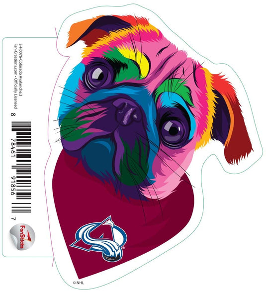Fan Creations Decal Colorado Avalanche - NHL 3 inch Decal