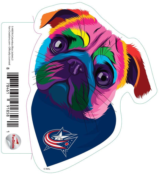 Fan Creations Decal Columbus Blue Jacket - NHL 3 inch Decal