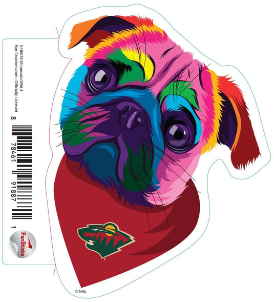 Fan Creations Decal Minnesota Wild - NHL 3 inch Decal