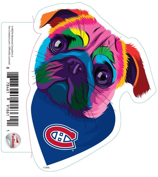 Fan Creations Decal Montreal Canadiens - NHL 3 inch Decal