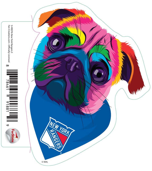 Fan Creations Decal New York Rangers - NHL 3 inch Decal