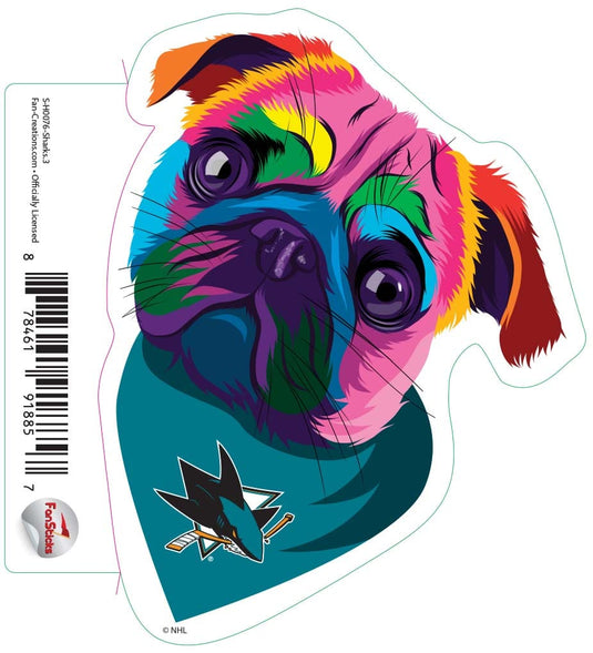 Fan Creations Decal Sharks - NHL 3 inch Decal