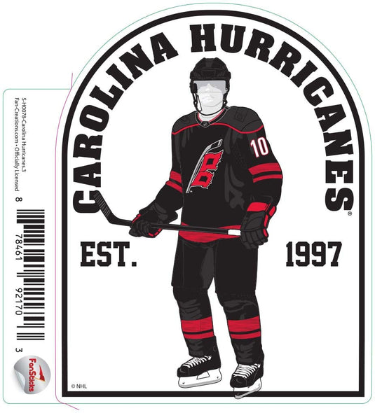Fan Creations Decal Carolina Hurricanes - NHL 3 inch Decal