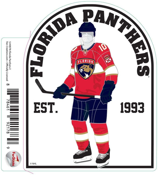 Fan Creations Decal Florida Panthers - NHL 3 inch Decal