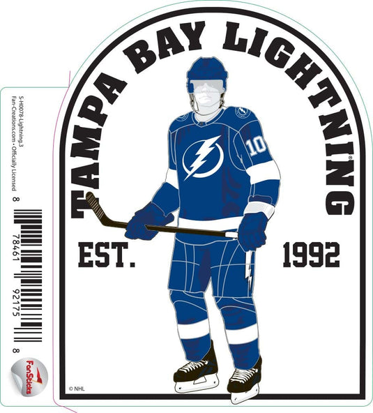 Fan Creations Decal Lightning - NHL 3 inch Decal