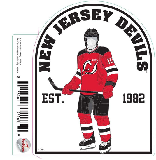 Fan Creations Decal New Jersey Devils - NHL 3 inch Decal