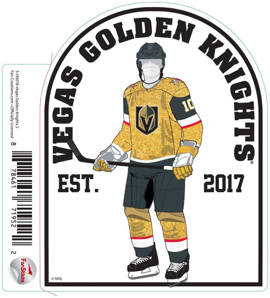 Fan Creations Decal Vegas Golden Knights - NHL 3 inch Decal