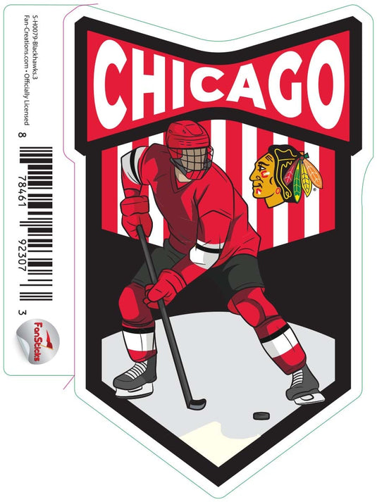 Fan Creations Decal Blackhawks - NHL 3 inch Decal