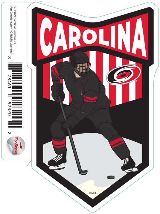 Fan Creations Decal Carolina Hurricanes - NHL 3 inch Decal