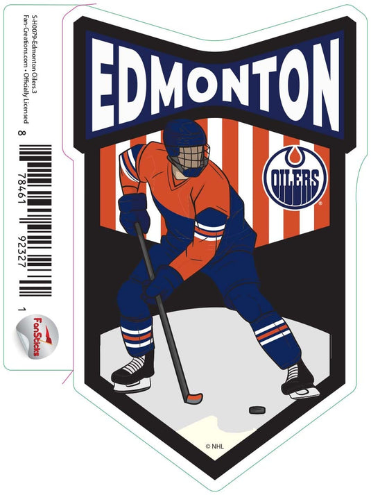 Fan Creations Decal Edmonton Oilers - NHL 3 inch Decal