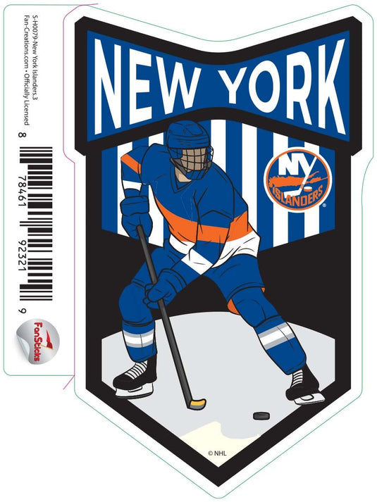 Fan Creations Decal New York Islanders - NHL 3 inch Decal