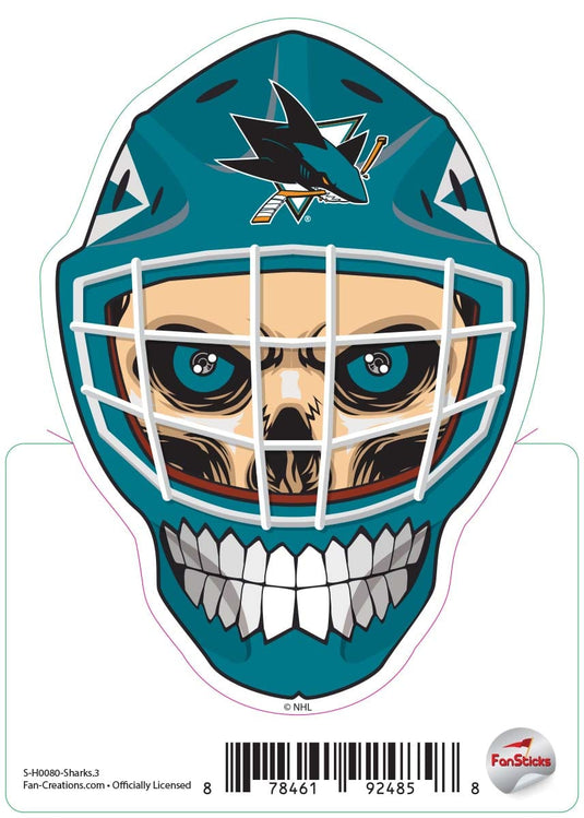 Fan Creations Decal Sharks - NHL 3 inch Decal