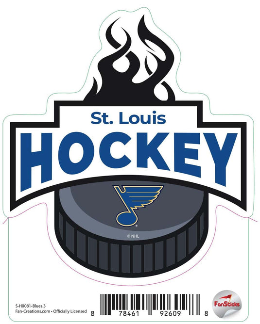 Fan Creations Decal -Blues - NHL 3 inch Decal