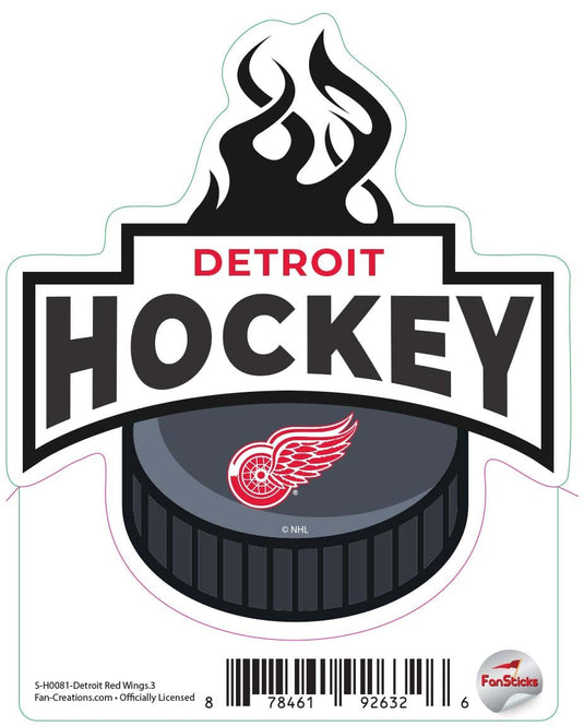 Fan Creations Decal Red Wings - NHL 3 inch Decal
