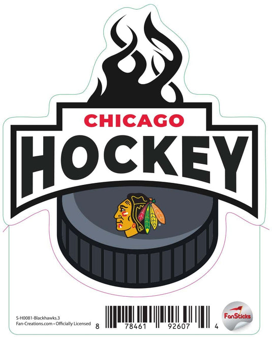 Fan Creations Decal Blackhawks - NHL 3 inch Decal