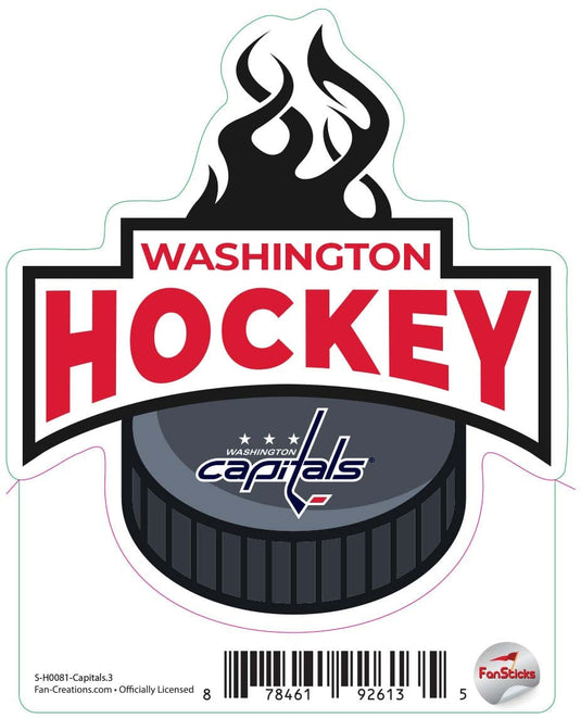 Fan Creations Decal Capitals - NHL 3 inch Decal