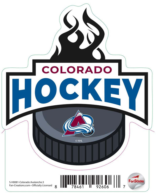 Fan Creations Decal Colorado Avalanche - NHL 3 inch Decal