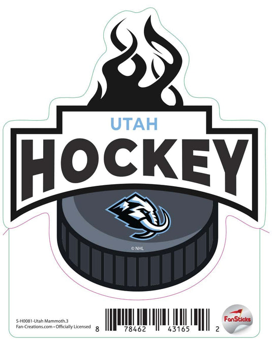 Fan Creations Decal Utah Mammoth - NHL 3 inch Decal